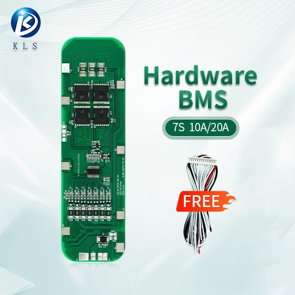 Quality 7S 24V 10A/20A Lithium Battery Protection BMS Board For E Bike And Power Tools for sale