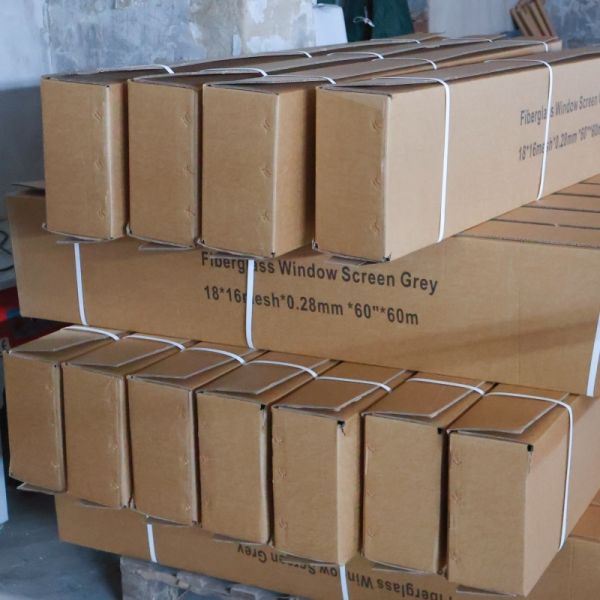 PVC Coated Fiberglass Window Fly Screen Mesh Roll For Anti Mosquito Screen