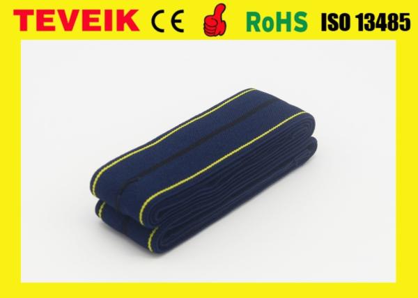 Quality Reusable Dark Blue Fetal Monitor CTG Belt with Self-adhesive buckle, latex-free CTG belt for sale