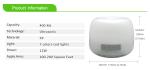 Home Alarm Clock Essential Oil Diffuser With 7 Color LED Light