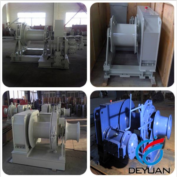 Single And Double Gypsy Marine Winches Cargo Ship With Warping End