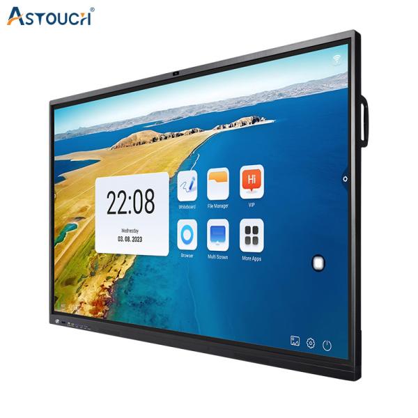 Quality 98 Inch Flat Interactive Touch Panel Whiteboard Android 11 TUV for sale