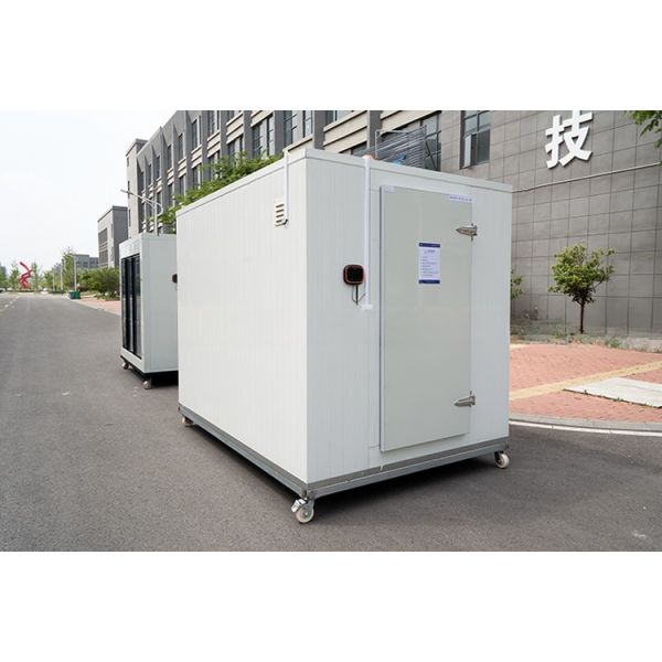 2.8x2x2.2m Mini Portable Cold Storage Room with Aluminum T-Bar Floor and MGSS Outside Wall