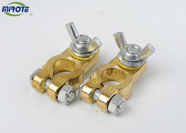 Quality High Precision Car Battery Terminal Clamp Replacement Brass Connector for sale