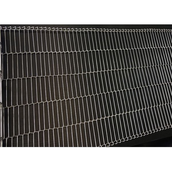 304 Grade Stainless Steel Flat Flex Conveyor Belt For Conveying And Baking Cookies