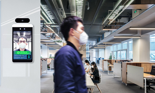 Android Terminal With Body Temperature Measure & Facing Recognition For Pass Management