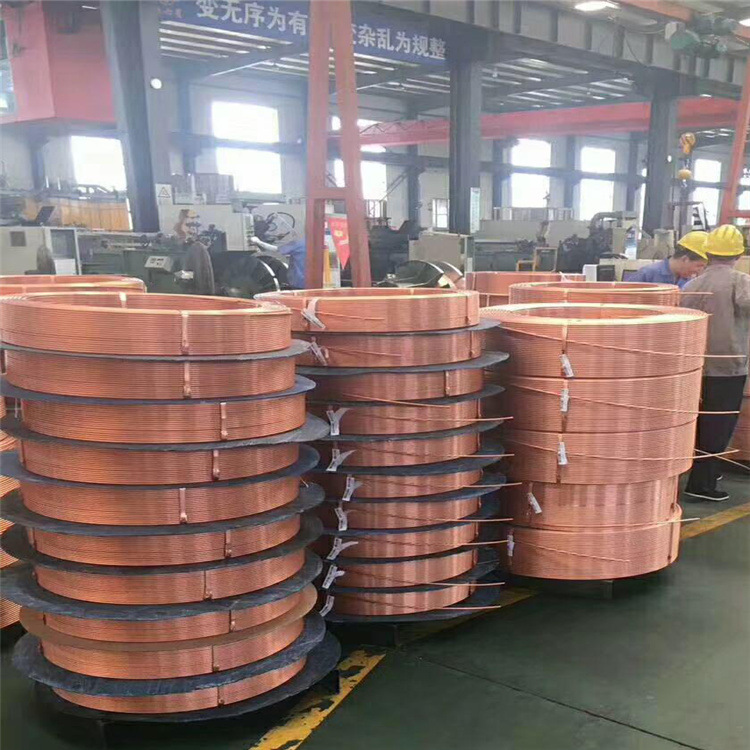 Refrigeration Level Wound Copper Tube LWC Pancake Coil with 0.25-2.00mm Thickness