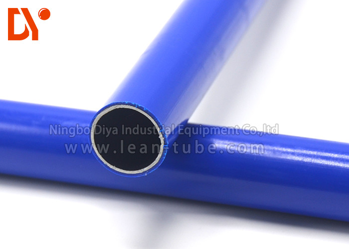Colorful Coated Lean Tube Anti Static Customized Size For Workshop Table
