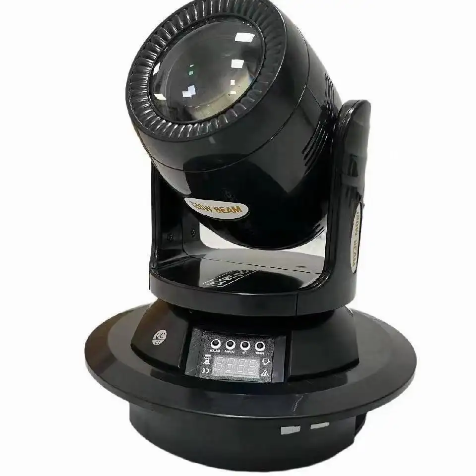 Lighting and Circuitry Design 80 RGBW LED Spot Beam Gobo Moving Head Light for Dj Shows