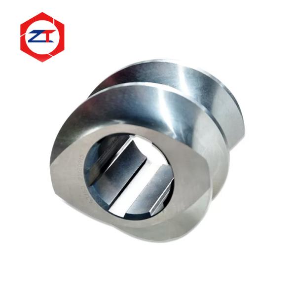 Quality Reverse Kneading Block Extruder Screw Elements Intense Shearing Design Bimetallic Screw for sale