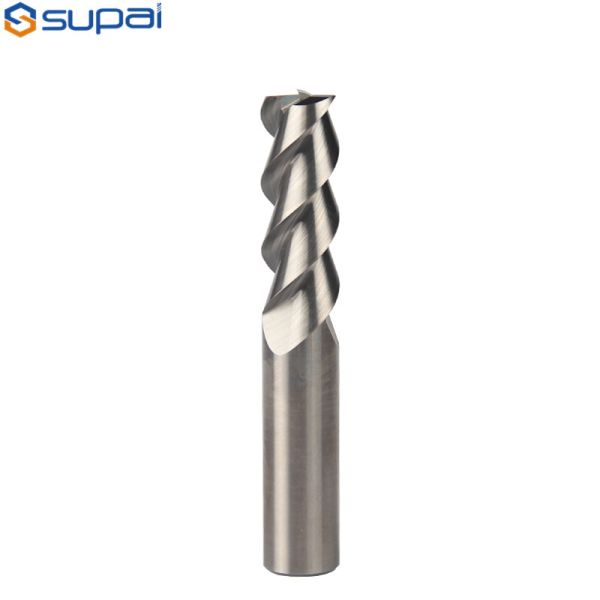 High Precision Tungsten Carbide CNC Lathe Tools 3C 45HRC 55HRC Polished 3 Flute