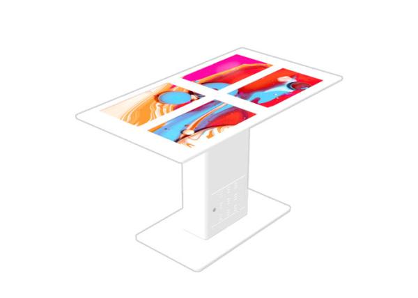 Quality OEM / ODM 21.5 ''  Interactive Multi Finger Touch Smart Game Table Kiosk Touch Screen Table For COFFEE GAME for sale
