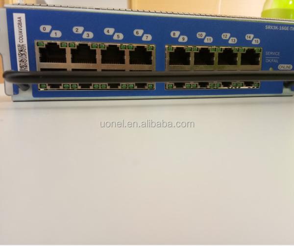 Quality Juniper SRX3K-16GE-TX,16x10/100/1000 Copper CFM for SRX 3000 for sale