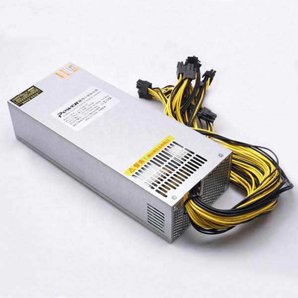 Quality Switching Mining Rig Power Supply 12v 2500W 2400w 2000w 8gpu Psu For S9 L3+ for sale