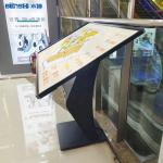 Android Computer Interactive Touch Screen Kiosk Monitor 65 Inch LCD Advertising