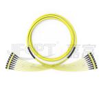 G657A1 Bend Insensitive MPO Fiber Optic Cable 96 Core 8 Unit 12 Fibers Single