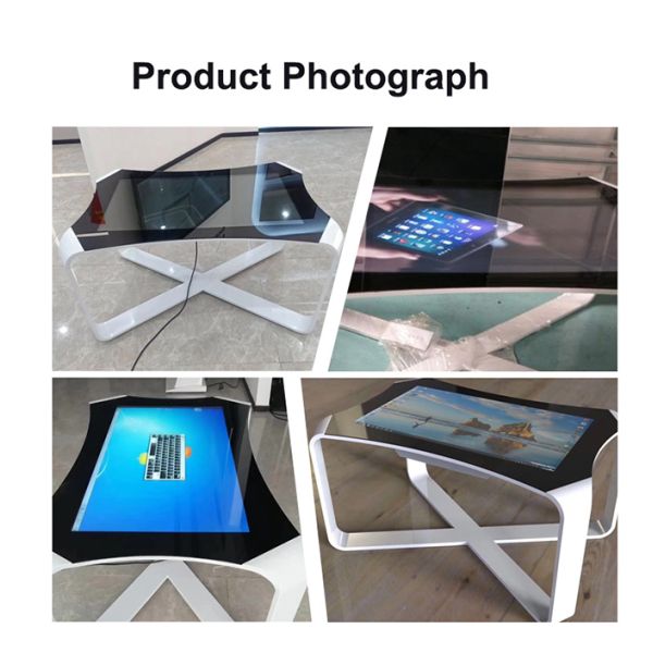 Custom Size 43 Inch Lcd Screen Table Advertising Player Multi Interactive 4K Waterproof Windows Touch Screen