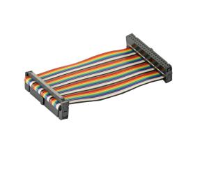 2.54mm IDC Socket to IDC Socket Flat Ribbon Cable Assembly 28AWG ,length: 100mm  20 Ways