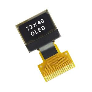Buy cheap Pmoled Screen 0.42 Inch, 72X40 Resolution, 16 Pin IIC/SPI Interface, SSD1315 Driving product