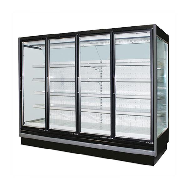 Quality Energy-Saving Multideck Refrigerated Showcase for Supermarket with 5 Layers Adjustable Shelving for Dairy Products for sale