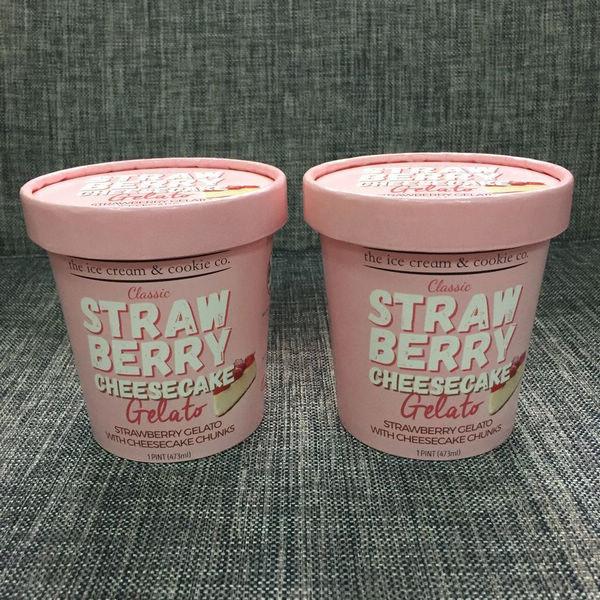 Quality Custom Printed Paper Ice Cream Cups Disposable 16oz Food Grade Flexo Offset Printing for sale