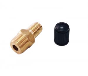China 1/4 NPT MPT Brass Air Compressor Tank Fill Valve For Car Wheel Tires on sale
