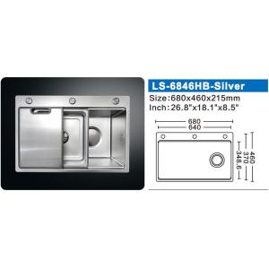 Commercial Integrated Stainless Steel Kitchen Sink Stretching Basin ODM