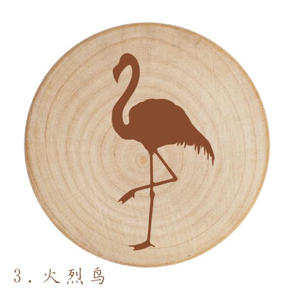Quality Simple Log Wooden Magnetic Refrigerator Stickers Khaki Lettering Logo for sale