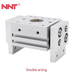 NNT  Cylinder Pneumatic Finger Gripper , Aluminum 2 Finger Robot Gripper
