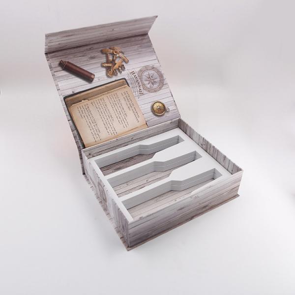Embossing Magnetic Cardboard Gift Boxes , Custom Printed Rigid Boxes For 6 Beer