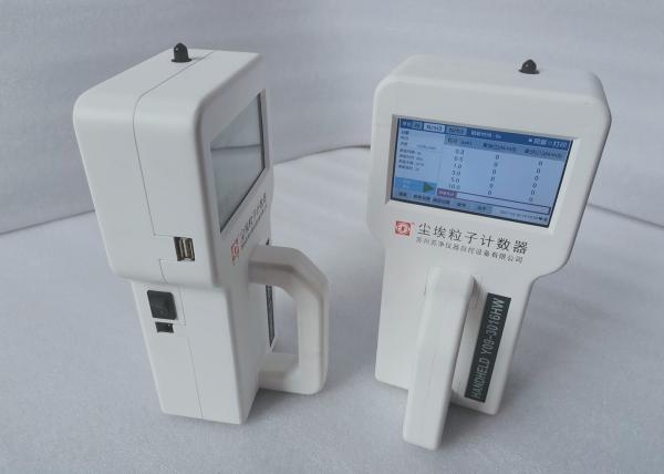 Quality 4.3'' Touch Screen Handheld Particle Counter In Cleanroom Of Pharma Factory for sale