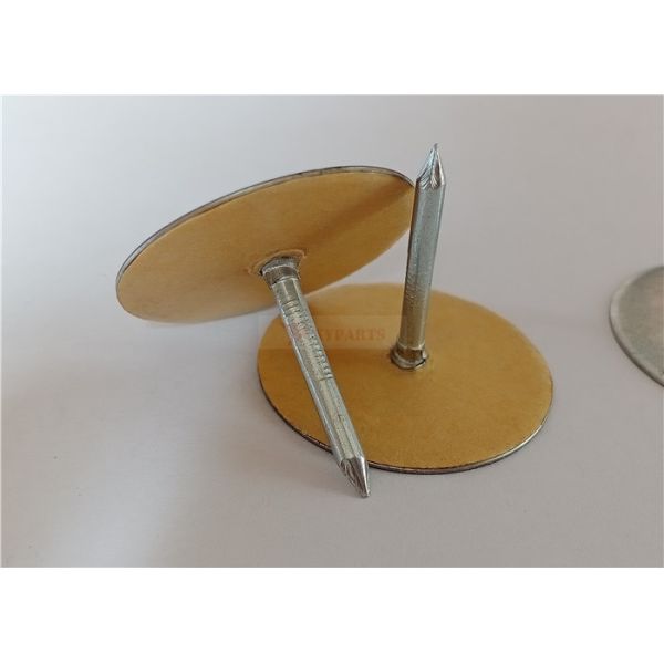 1" / 25mm Cupped Head Insulation Weld Pins Galvanized Steel Material For HVAC Insulation Works