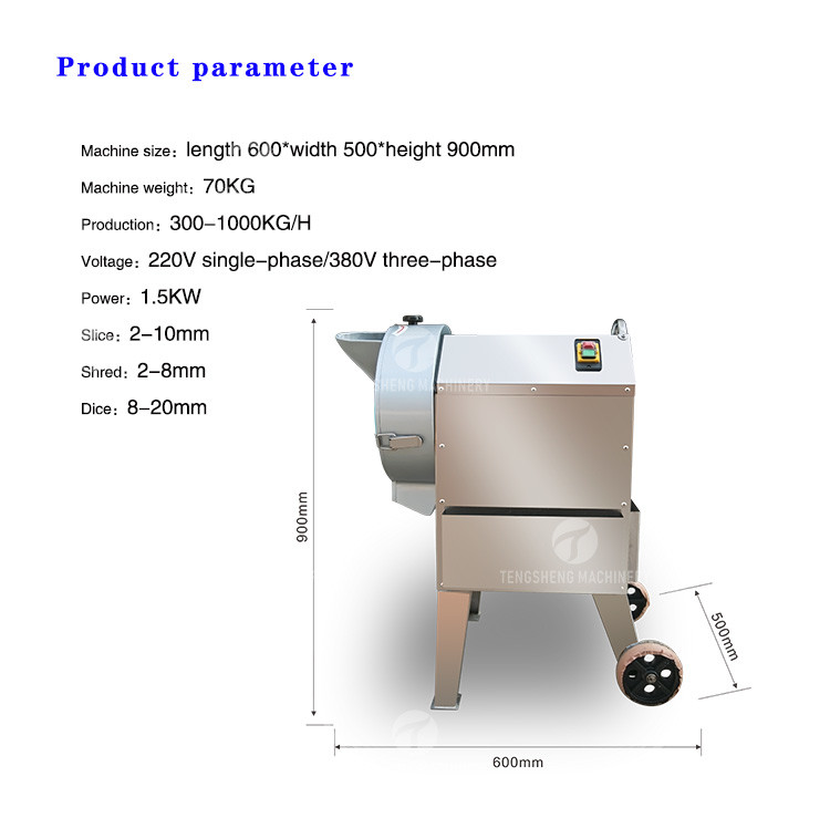 Steric Circle Knife Set Vegetable Processing Machine Potato Cutting Input Funnel