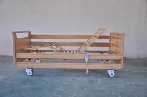 Wood Patient Collapsible Siderails Two Functions Electric Nursing CareBed