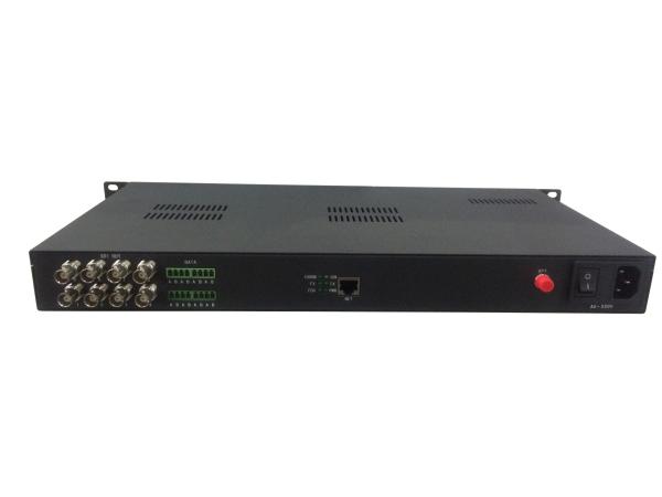 Quality 8-ch 3G-SDI Fiber Optic Extender with Ethernet for sale