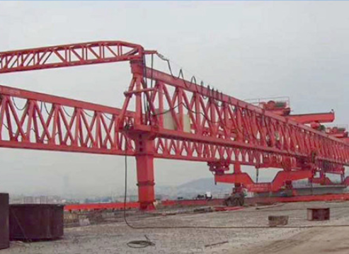Highway Bridge Construction Concrete Beam Launcher Crane