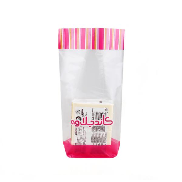 Quality Food Packaging Stand Up Pouch With Cross Block Bottom And Cellophane Clear Treat for sale