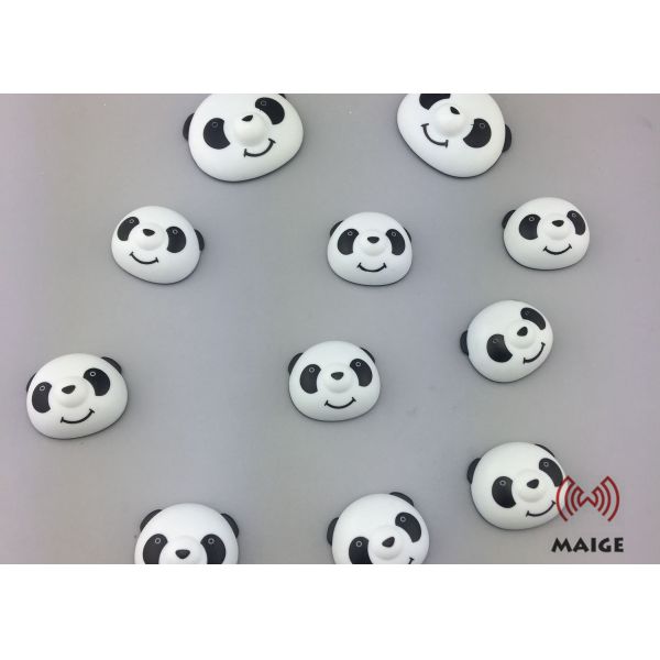 Panda Shape EAS Hard Tag Customized Frequency Apply To Children Clothing