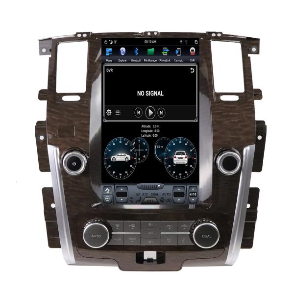 Quality PX6 Android 9.0 Patrol Nissan Sat Nav Tesla Style Head Unit Touch Screen for sale