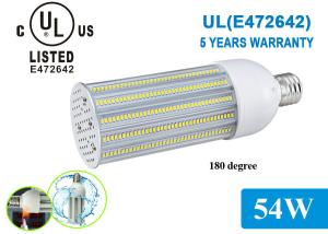 180 Degree Samsung 5630 UL LED Corn COB Light Bulbs 54W 2700K - 6500K for Pathway Lighting