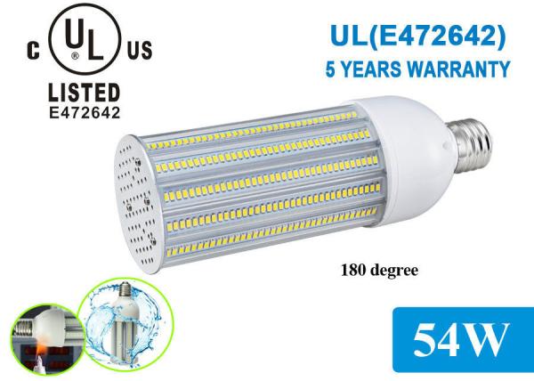 Quality 180 Degree Samsung 5630 UL LED Corn COB Light Bulbs 54W 2700K - 6500K for Pathway Lighting for sale