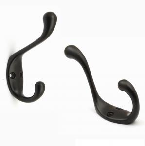 China Architectural Coat Hat Hooks Black Color Asthetic Single Quick Easy Install on sale