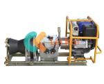 Four Gear Petrol Engine Powered Winch With 24/13 M/Min Speed