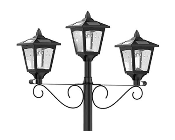 Quality 72 Inches Solar Post Light Rechargeable Battery ABS Solar Garden Light IP65 for sale