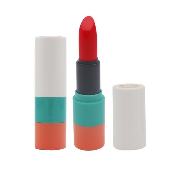 Quality 8×2cm 3C Color Herbal Matte Lip Stick Shell Long Lasting for sale