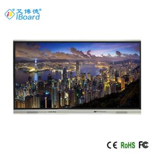China 86 inch Touch Screen Smart Board 178 Degree View Angle, Aluminium Frame, Large Multi Touch Screen on sale