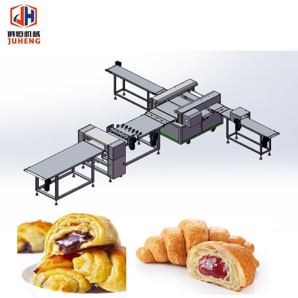 Quality Filled Croissant Making Machine Frozen Croissant Dough Forming Equipment for sale