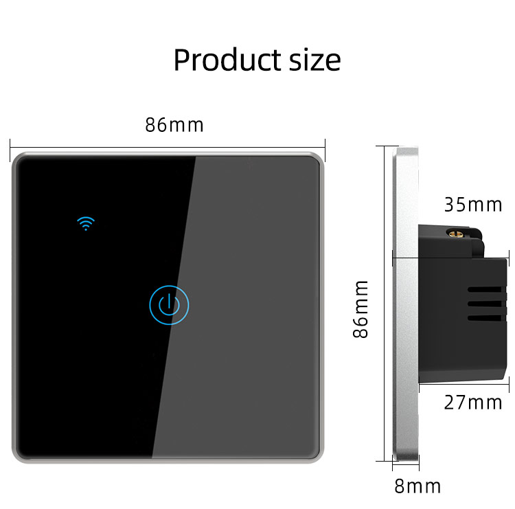 Factory Outlet Smart Life Switch WiFi Control Wall Lamp Switch Scene Mode Countdown Smart Home