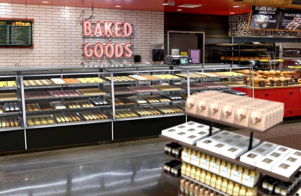 Quality High Transparency Bakery Bread Display , Customized Bakery Shop Display for sale