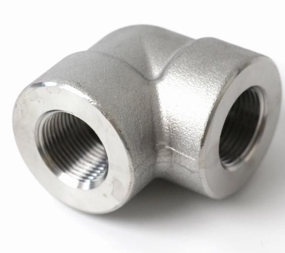 Quality ASME B16.11 SW Stainless Steel Threaded 3000lb 6000 Forge Fitting High Pressure Pipe Tee Coupling Union Cross Elbow for sale